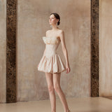 Fa Sogno Rosy Swan Lake Mini Dress