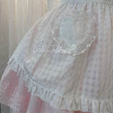 Silly Solkatt Alice’s Angel Aura White Gingham Apron Set