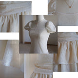 SheepKiss Vanilla Girl Rose Pattern Set