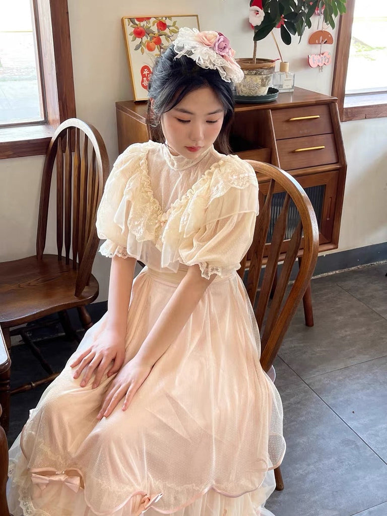 Get trendy with Princess Stella Vintage Dress Gown - Dresses available at Peiliee Shop. Grab yours for $55 today!