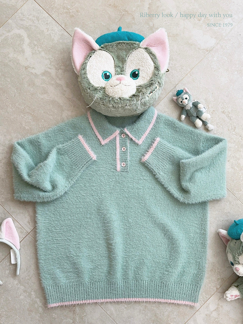 Get trendy with Gelatoni Color Match Sweater Hoodie - Sweater available at Peiliee Shop. Grab yours for $25 today!