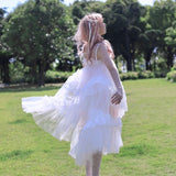 Get trendy with [August Unicorn] Angelic Mist Handmade Outer Dress - Dresses available at Peiliee Shop. Grab yours for $116 today!