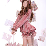 Rose Island Rose Letter Corduroy Deer In Rose Garden Dress