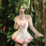 [Blood Supply] Forest Spirit • Faux Fur Cardigan