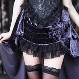 Get trendy with [Blood Supply]Moon Goddess Gothic Velvet Halloween Dress - Clothing available at Peiliee Shop. Grab yours for $55 today!
