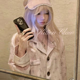 KittenClaw Pink Dream Cross Pajamas Set