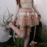 Rose Island 25ss Floral Mist Island Luli Core Mini Skirt