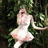 [Blood Supply] Forest Spirit • Flower Fairy Petticoat Skirt