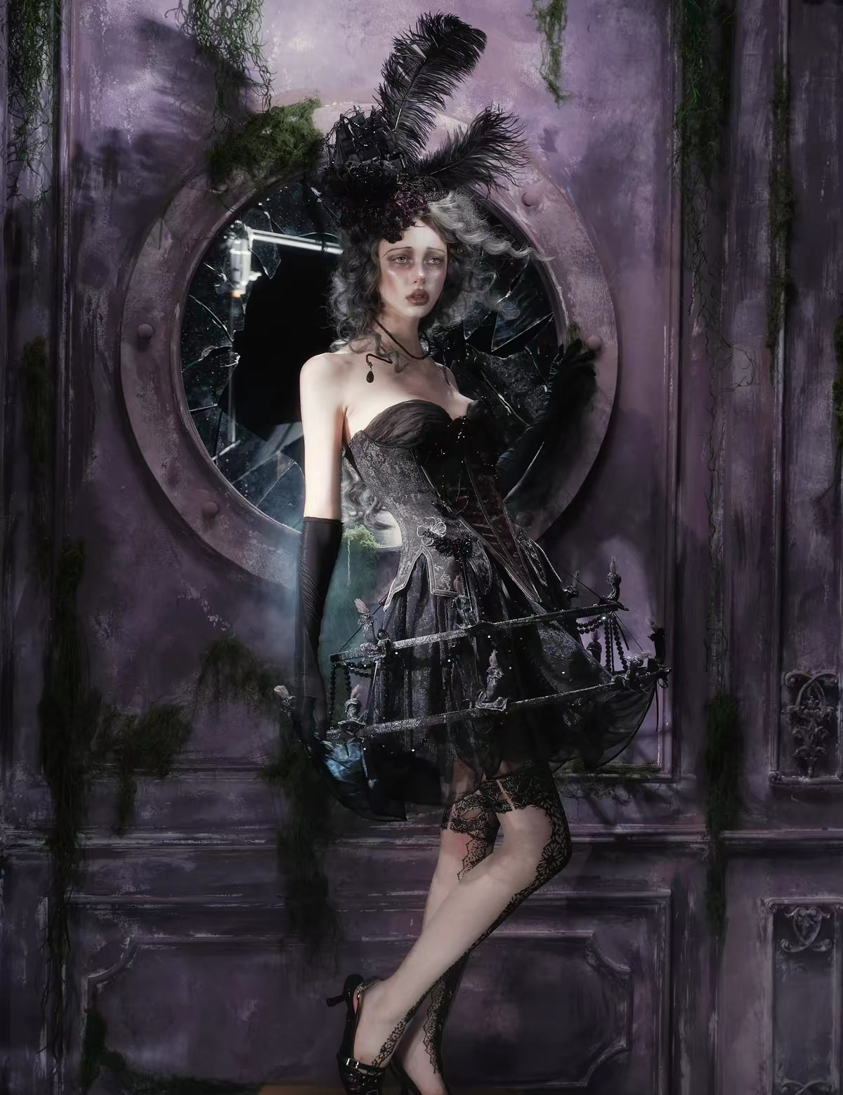 Blood Supply The Last Gift Of The Dead Heavenly Soul Lantern Skirt