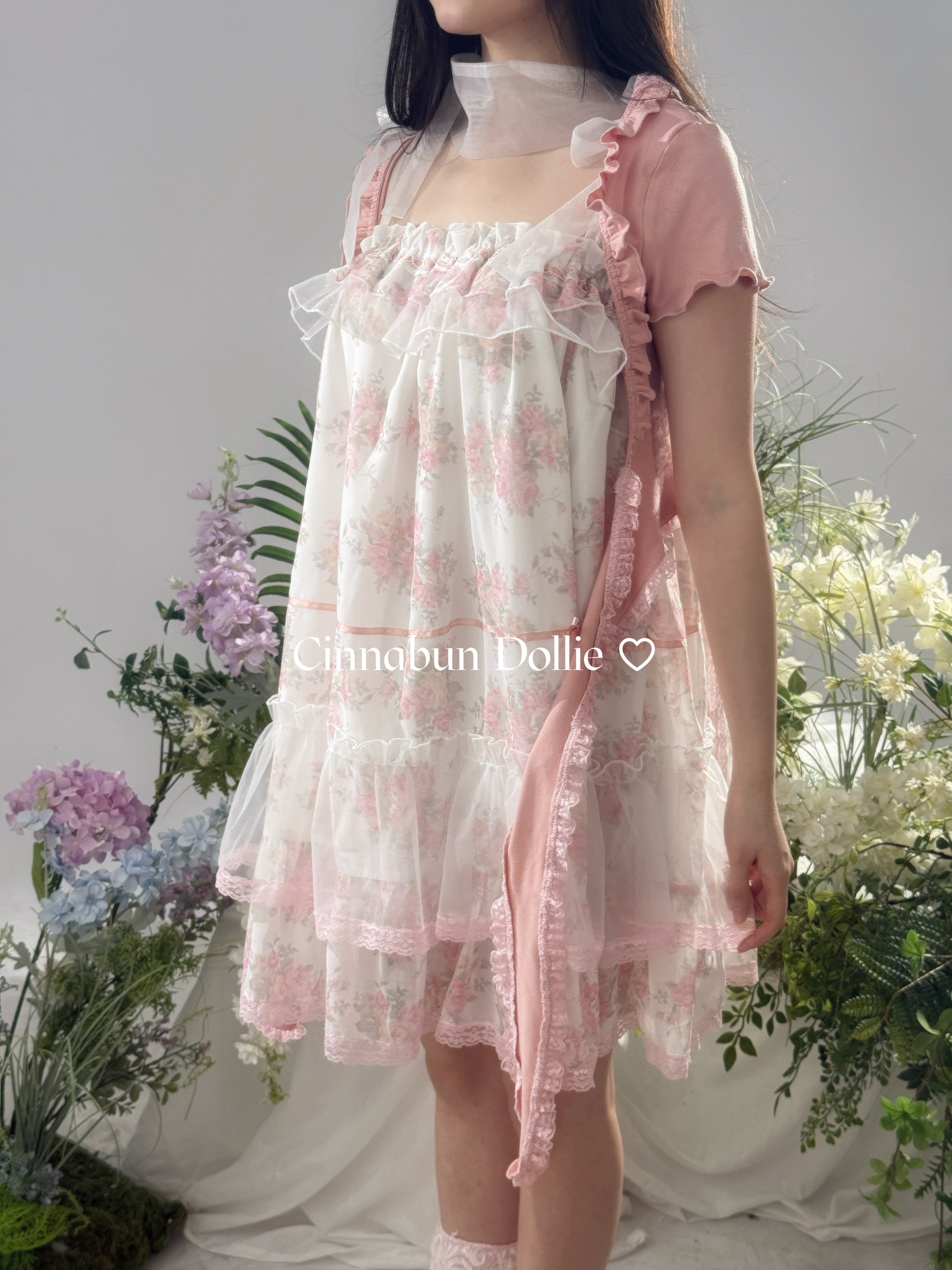 zhu xudan fairy flower dress Cinnabun Crystal Garden My Dancing Fairy Floral Dress