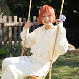 Sleepy Fairy Floral Deer Hoodie And Flare Pants Set