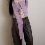 Get trendy with [Illimite] Lavender Romance Soft knitted cardigan three pieces set - Clothing available at Peiliee Shop. Grab yours for $56.80 today!