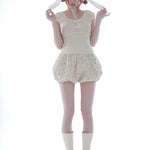 Get trendy with Rose Island Bunny land mini shorts bloomer -  available at Peiliee Shop. Grab yours for $28 today!