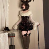 [Pre-order] NoLolita 25SS Lost Dream Faux Fur Ear Bunny Hair Clips Pins Cosplay