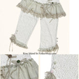 Rose Island Moss Garden Skirt-on Capri Pants Shorts