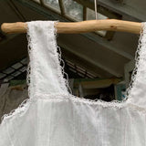 Get trendy with [Tailor Made] Angel Garden Handmade Crop Top Linne Tank -  available at Peiliee Shop. Grab yours for $65 today!