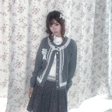 Pacific Position Grey Shirley Knit Cardigan Short & Long Version