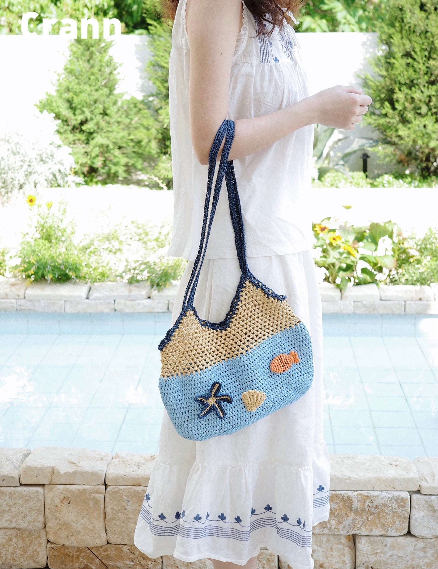 Crann Summer Seaside Crochet Bag