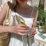 Get trendy with [Tailor Made] Aroma After Rain Handmade Cotton Dress -  available at Peiliee Shop. Grab yours for $89 today!