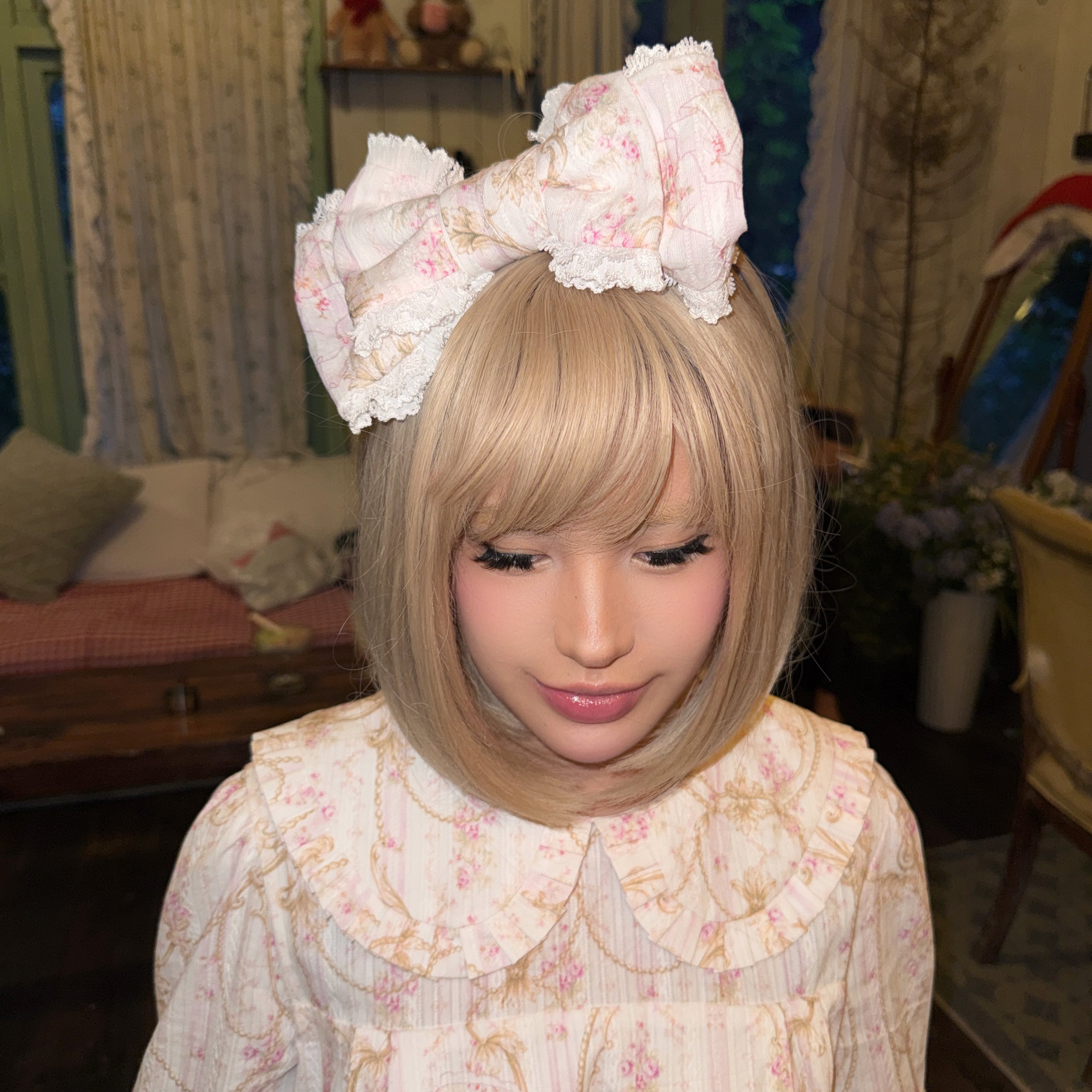 SelfishGhost Flower Doll 100% Cotton Babydoll Dress