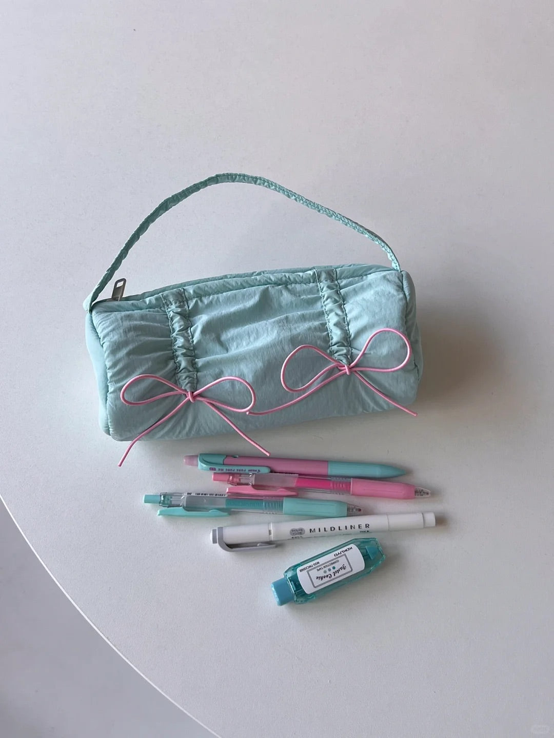 Get trendy with Ballet Core Summer dopamine-colored soft tote bag and pencil case - Bag available at Peiliee Shop. Grab yours for $15.50 today!