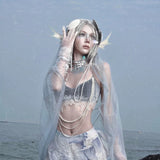 [Blood Supply] Tears Of The Abyss - Siren’s Halter Tank Top