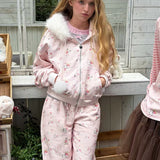 MineBeThyVers Kitty’s Nap Set 100% cotton with faux fur