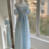 [Tailor Made] By The Sea Maxi Dress Elastic Version