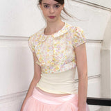 MineBeThyVers Floral Garden cropped Top