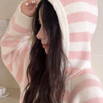 Get trendy with Pastel Cloud Knitting Hoodie Cardigan - Sweater available at Peiliee Shop. Grab yours for $39.90 today!