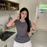 Get trendy with [Customizable] High school sweetheart 2 in 1 cotton mini dress -  available at Peiliee Shop. Grab yours for $45 today!