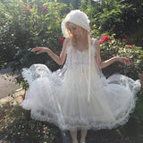 August Unicorn Cloud Ruffle Fairy Dress