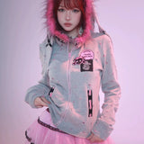 [Evil Tooth] My Rockstar Punk Bunny! Hoodie and skirt set