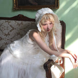 August Unicorn Cloud Ruffle Fairy Dress