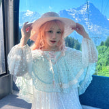 Rose Island Rose Mist Floral Mini Cape