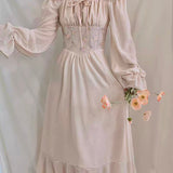 [Sale No Return] Aguo Princess Dairy Midi Dress