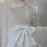 Silly Solkatt Alice’s Angel Aura White Gingham Apron Set