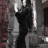 Blood Supply Christmas At Vampire Castle Maxi Dress Gown