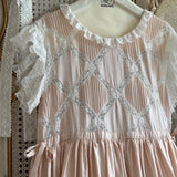 Sublunary River Poetry Dress Gown