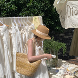 Get trendy with [Tailor Made] Aroma After Rain Handmade Cotton Dress -  available at Peiliee Shop. Grab yours for $89 today!