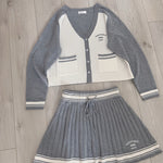 Get trendy with School days wool blended knitting cardigan skirt set - Sweater available at Peiliee Shop. Grab yours for $19.90 today!