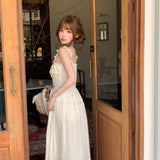 Vintage Babylon Pearly White Midi Dress
