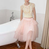 MineBeThyVers Floral Garden cropped Top