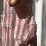 Get trendy with [Tailor Made] Sakura Cottage Crop Top Set -  available at Peiliee Shop. Grab yours for $38 today!