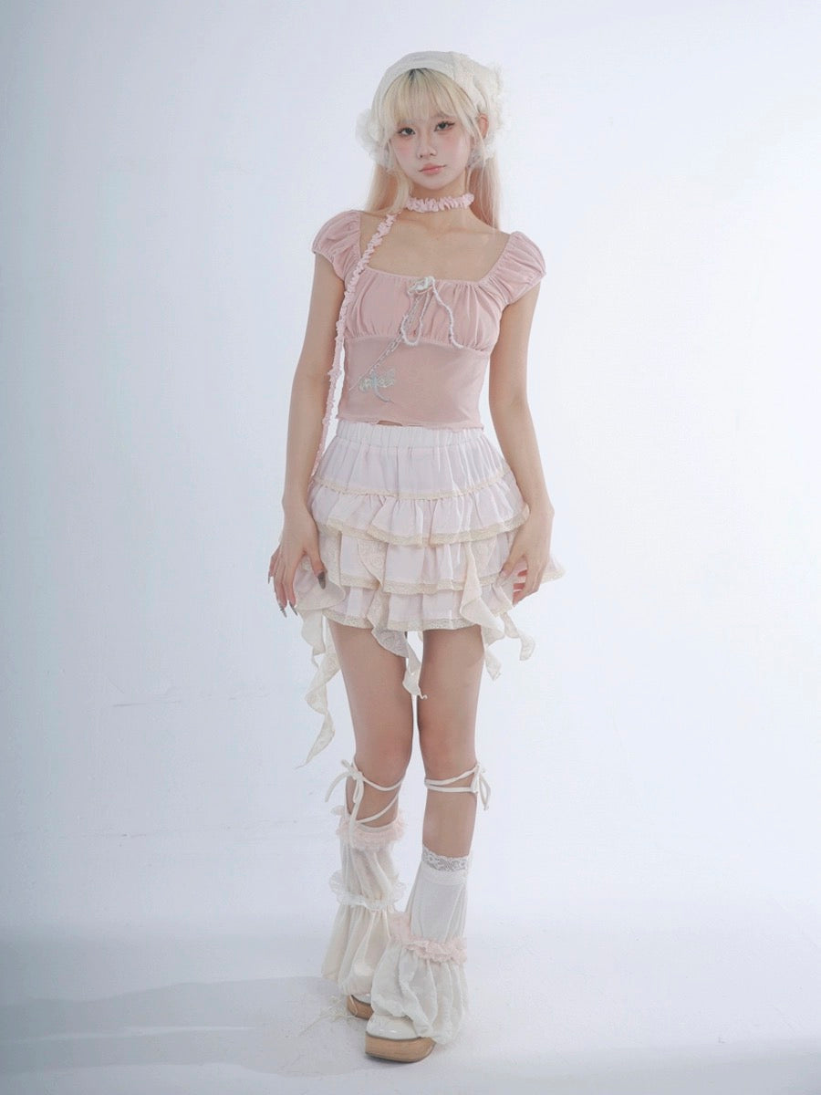 Get trendy with I am your dream girl - Rose Island mini skirt -  available at Peiliee Shop. Grab yours for $42 today!