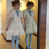 August Unicorn Silk Babydoll Mini Dress