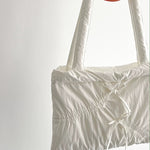 Get trendy with Ballet Core Ribbon Tote Bag - Bag available at Peiliee Shop. Grab yours for $19.90 today!