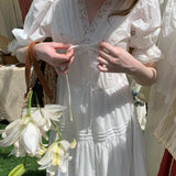 Customized Sewing Diary Handmade Whispering Meadow Cotton Dress