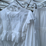 Get trendy with [Tailor Made] In My Fairy Dream Handmade Cotton Dress Set -  available at Peiliee Shop. Grab yours for $88 today!