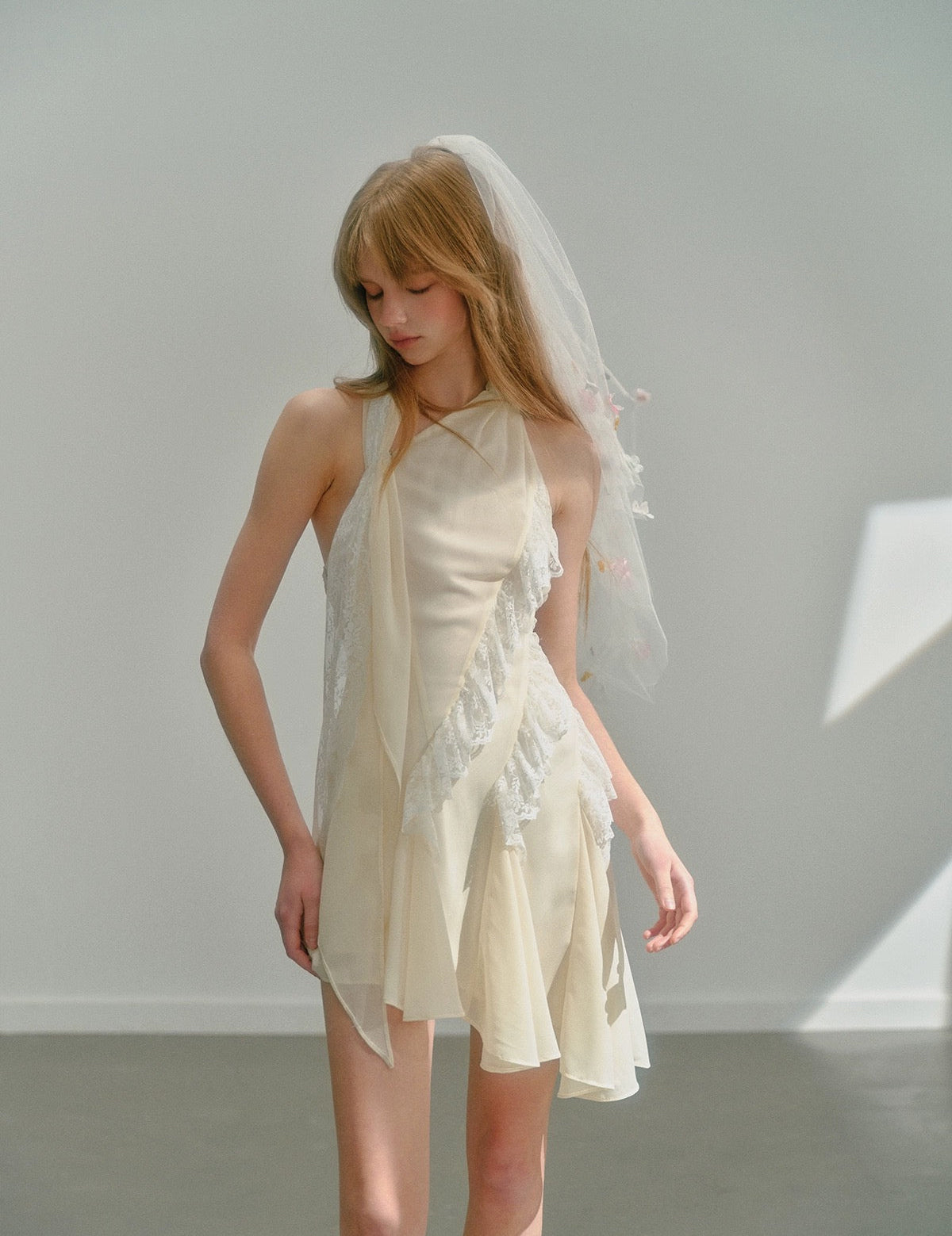 Get trendy with [UNOSA] Moonlight Petals Mini Dress -  available at Peiliee Shop. Grab yours for $68.80 today!